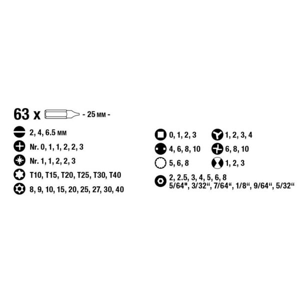 Einhell 92PC SCREWDRIVER BIT SET - Image 3